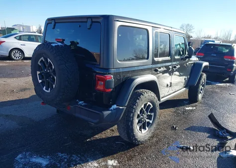 2025 Jeep Wrangler 4-Door Rubicon 4X4 из США, поврежденный, VIN 1C4PJXFN4SW527238